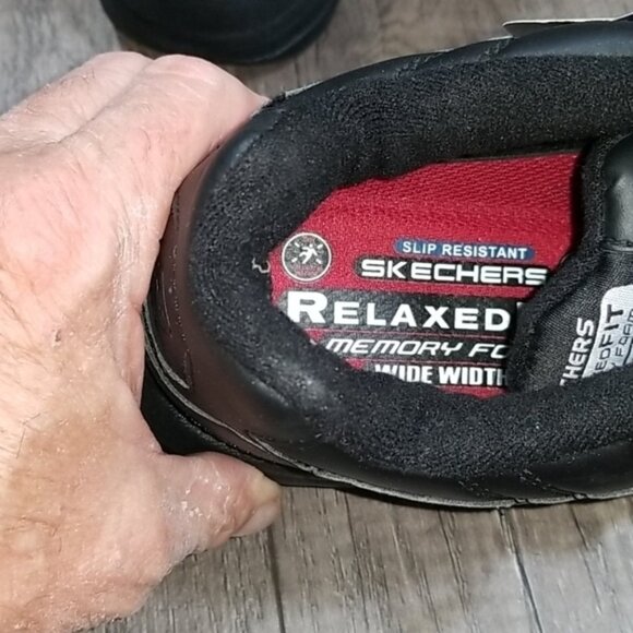 Sketcher Men's Size 7 Wide Relaxed Fit Work Shoes - Picture 4 of 7